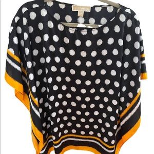 Michael Kors poncho-style top